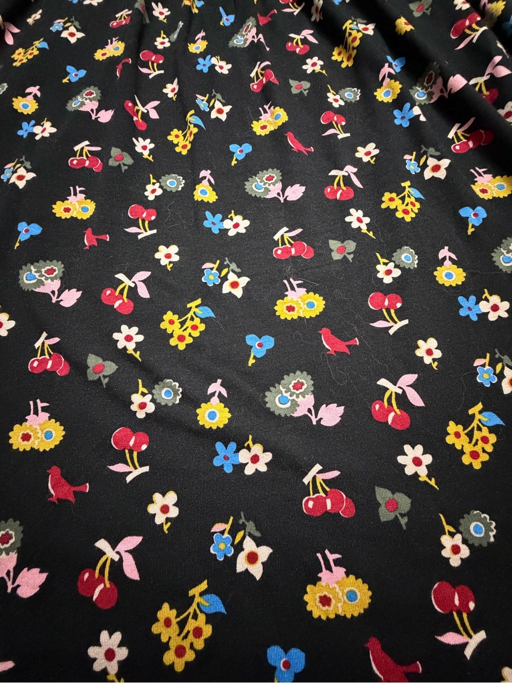 Boden Jersey Midi Dress- Black Floral - Picture 4 of 8